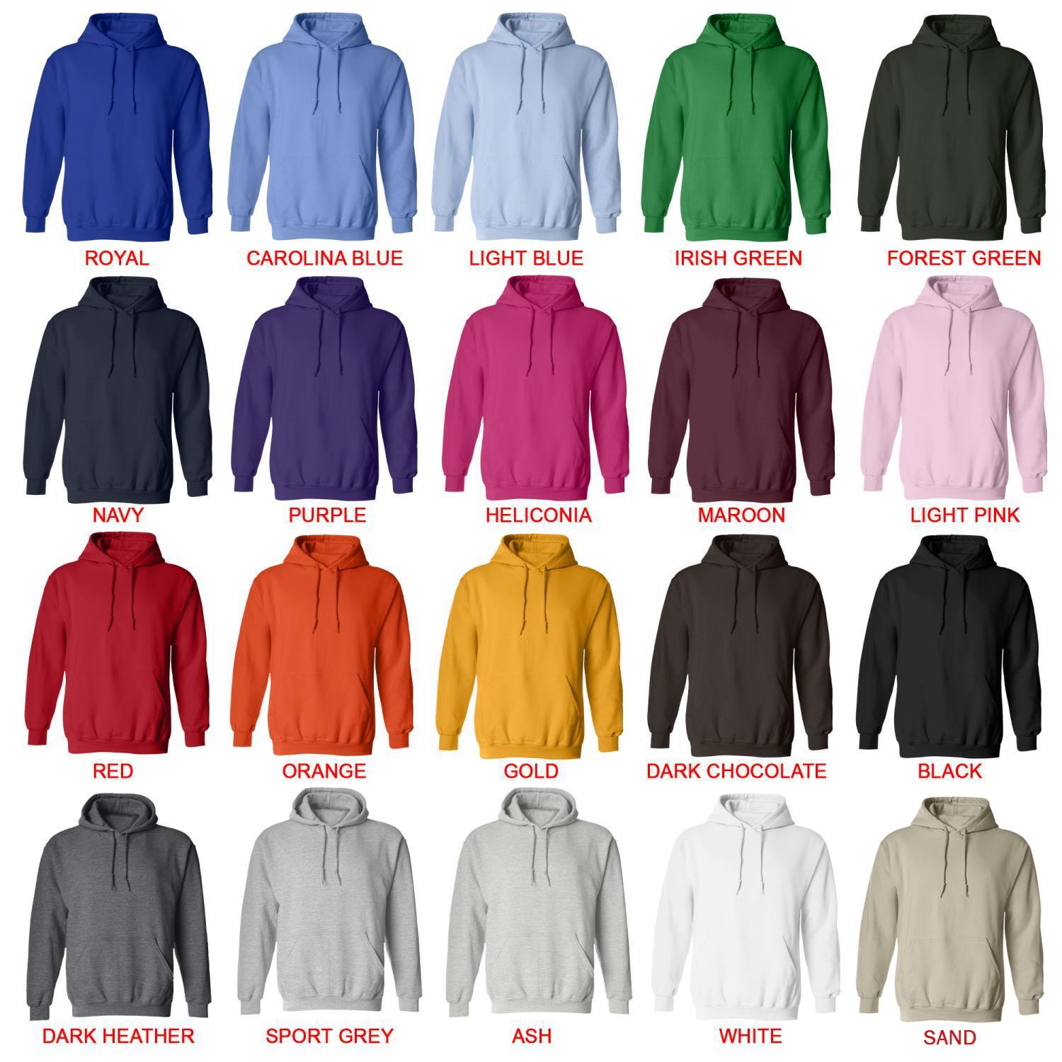 hoodie color chart - Daemons of the Shadow Realm Store
