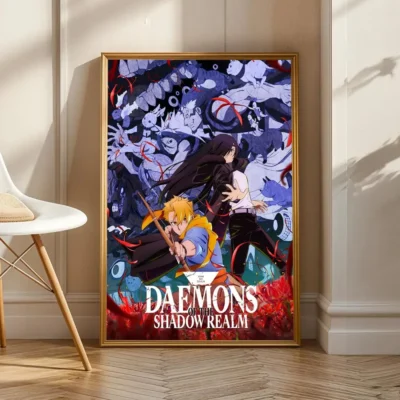 Dark D-Daemons of the Shadow RealmS Yuru & Asa Wall Art