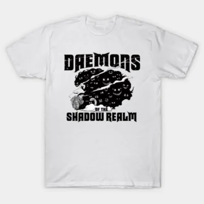 Daemons Shadow Realm Black Design T-Shirt